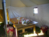 База Кильдин Восточный, палатка внутри